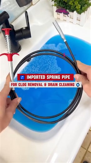 2.2K views | ️ Imported Spring Pipe – Snake Style Drain Cleaner &...