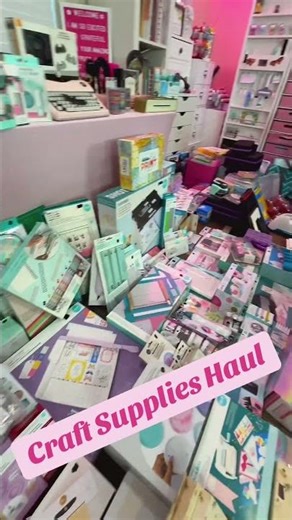 Craft Supplies Massive Haul! Video coming soon!🎉🥰#craftsupplies #haul #artsupplies #happymoments