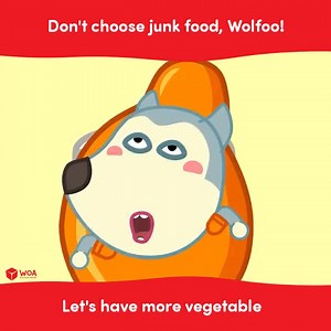Colorful veggies make meals more fun and exciting 😍😋 #Wolfoo #kidscartoon | Wolfoo Kids Cartoon