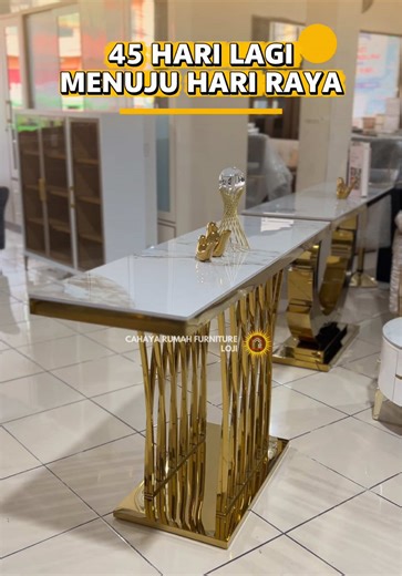 MEJA KONSOL MODERN, BIKIN RUMAH NAIK KELAS! ✨ Bukan cuma pajangan—ini penambah kesan mewah & rapi! Harga mulai rp.2.340.000 Katalog lengkapnya hubungi no Admin di Bio profile Toko Cahaya Rumah Furniture menjual lemari pakaian, meja makan, sofabed, meja rias, bufet, dan bisa custom sesuai request - Cahaya Rumah Furniture memiliki 7 toko offline di Bogor (Tajur, Loji, Leuwiliang, Bojonggede, Jalan Baru, Ciawi, Cimande) - Gratis Ongkir JABODETABEK KOTA & KABUPATEN #mejakonsul #mejakonsol #cahayarum