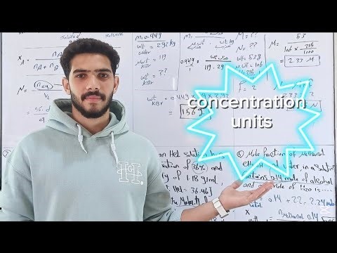 Concentration units - Analytical Chemistry