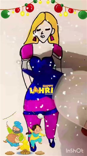 How to draw a lohri #youtubeshorts #trending #shortsfeed #viralvideo #subscribe it #art #short