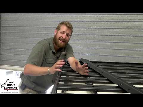 FJ Cruiser - Roof Top Tent Install Using Z-Rails on Front Runner Rack - The Bush Company
