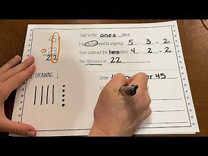 Subtract Two 2-Digit Numbers Without Regrouping