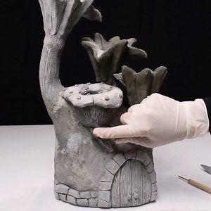 10K views · 84 reactions | Bottles & concrete turned into desktop fountain ⛲ | MetDaan Tips | Facebook