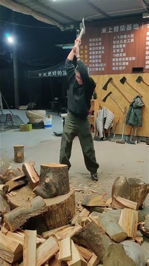 Wood Splitting Analysis: Leverage Dynamics of Long-Handled Axes in Log Processing