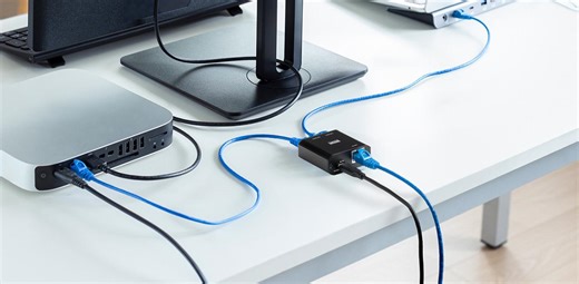 たった3ポートの超小型スイッチングハブ。だけどこれでいい