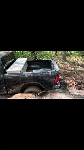 Got stuck in mudding. Send a lil hard. 😂 #2012 #ram #1500 #mudding