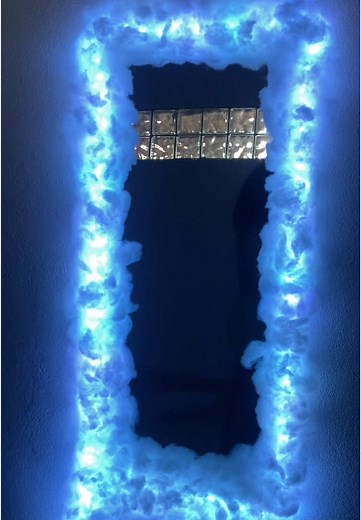 Espelho Nuvem com LED: Tutorial de Decoração