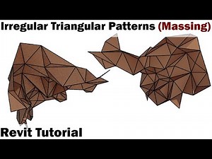 Revit Tutorial - Irregular Triangular Structure (Massing)