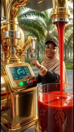 This is authentic palm oil processing machine