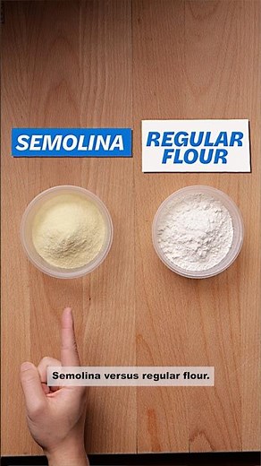 Semolina vs Regular Flour