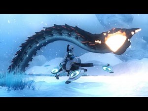 Ice Worm Chase - Subnautica animated