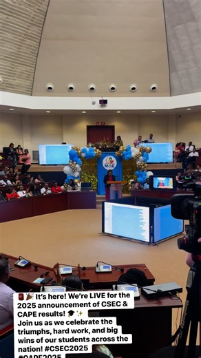 🚨🎉 It’s here! We’re LIVE for the 2025 announcement of CSEC & CAPE results! 🎓✨ Join us as we celebrate the triumphs, hard work, and big wins of our students across the nation! #CSEC2025 #CAPE2025 | Little Guyana-592 News