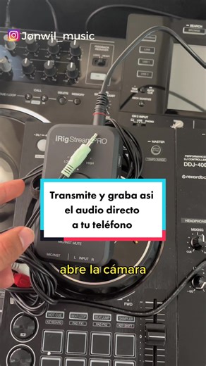 Todo lo que necesitas: ( todo lo que mencione en el video ) ✅Irig stream / irig 2 ✅Mixer externo minimo 2 o mas entradas y obligatorio 2 salidas ✅Cables RCA ✅Cable RCA a mini jack ✅Adaptadores RCA a Jack ✅ Adaptador mini jack a Jack Luego el microfono 🎤 te recomiendo que lo conectes directamente el mixer. Recuerda que si tienes un micro condensador tu mixer tiene que tener alimentacion Phamtom… Creo que con eso estaria todo ! Si veo que se me olvida algo hare mas vídeos… #jonwil #elprofejonwil