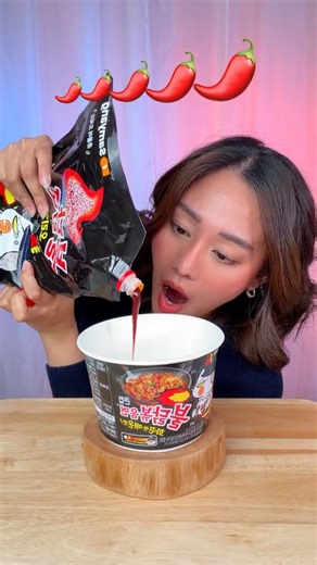 Spicy Buldak 🔥 #mukbang