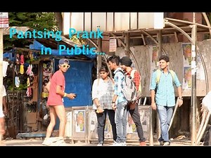 Pantsing Prank in public / prank in india - FukrAss TV