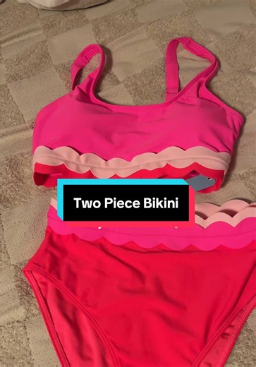 Two piece swimsuit🩷 Low stock - act quick! #swimsuit #swimsuits #bikini #bikinis