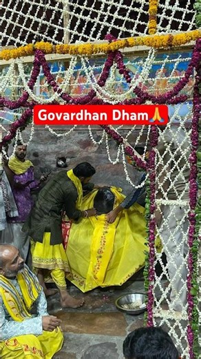 Giriraj ji maharaj🙏 #GirirajJi #Jatipura #Govardhan #RadheRadhe #KrishnaBhakti