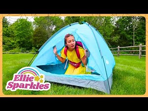 Ellie Goes Camping! 🏕️🌲 😨 | The Ellie Sparkles Show Full Episode Compilation For Kids | Zigzag