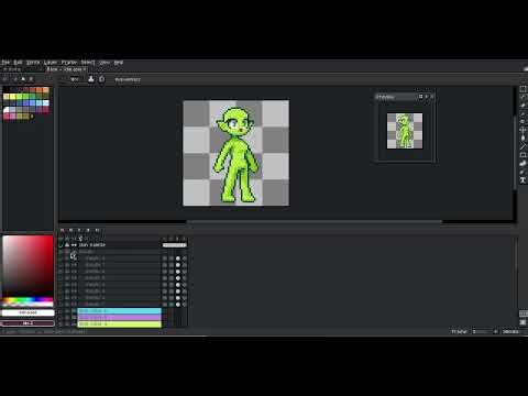 Base Character for pixel games - 64px Fully Customizable