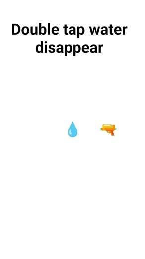 #double tap water #disappear #viral magic video