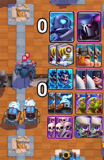 PEKKA+MINI PEKA=ALL DOUBLE CARD❌✅
