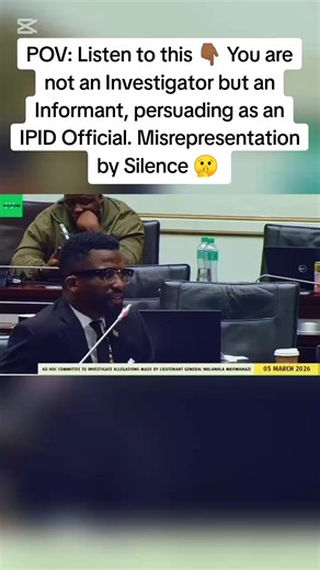 Investigating Through Silence: The Informant's Perspective