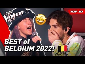 BEST BLIND AUDITIONS of The Voice Kids BELGIUM 2022 (Vlaanderen)! ❤️ | Top 10