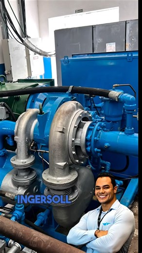 ALPHA Compressores on Instagram: "Você sabia como funciona um compressor centrífugo de dois estágios? Acabamos de publicar um vídeo explicando o fluxo completo do ar em um compressor Ingersoll Rand Centac, com todos os detalhes técnicos desde a admissão até a entrega do ar à rede. 🔧 Na ALPHA Compressores, trabalhamos com os principais tipos de compressores industriais: ✔️ Compressores centrífugos (CENTAC) ✔️ Compressores parafuso lubrificados e isentos de óleo ✅ Atendimento especializado em TOD