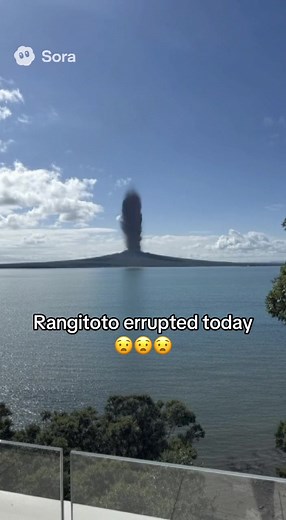 Rangitoto Erupts Today - Stunning Volcanic Activity