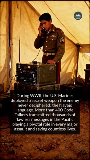 The Navajo Code Talkers created an unbreakable code that helped win World War II. | Ancient Star
