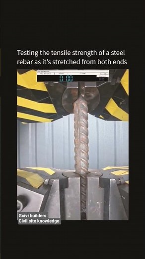 Tensile strength of steel ! UTM machine testing tensile strength #viral #civilengineering #youtube