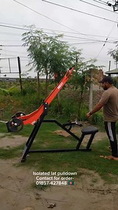 Plate loaded Lat pulldown machine || IronTech Fitness #bangladesh | Johny Khan