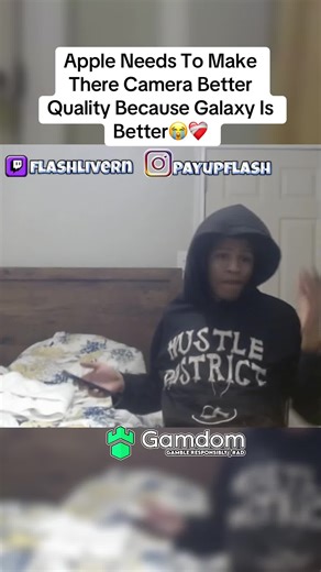 Apple Needs To Make There Camera Quality Better Because Galaxy Is Better😭❤️‍🩹 #flashlivern #girlhefunny1x #funnymike #rakai #streamer #trending #fypシ @richoffmicr