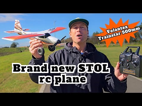 Brand new Rc plane just released! Volantex Trainstar 500mm Full review & Test flight