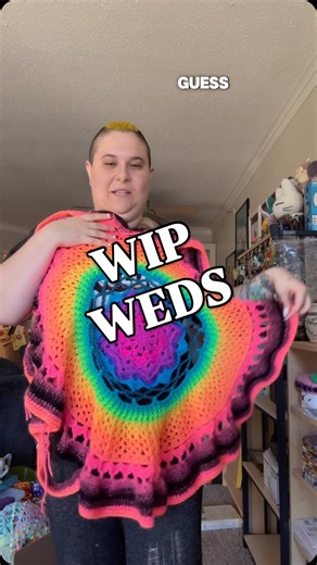 welcome back to WIP Wednesday, where we show each other what we're working on this week! i finished one festival cloak and started another - very excited for the rainbows 🥰 if you wanna snag one of your own, customs are open! just shoot me a message on insta or etsy. original pattern is by @yarnutopia yarns used: completed cloak - red heart parrot stripe WIP - big twist R🅰️VE | Mood Kandi