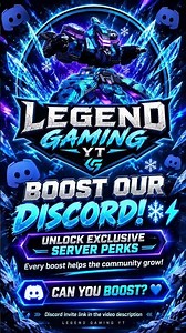 🚀 BOOST OUR DISCORD SERVER! 💙 Unlock EPIC PERKS! 😎🔥 #MechArena