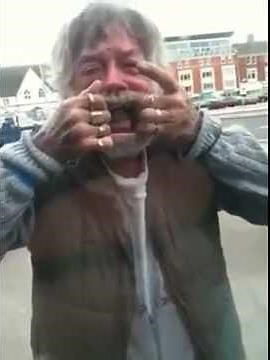 Hobo With A Suprise Down His Top