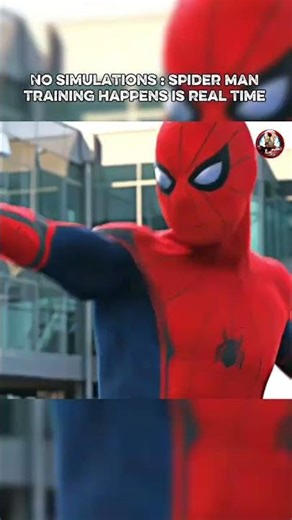 No simulations : spiderman training happens is real time + (No Batidão)#shorts#marveledit #spidermen