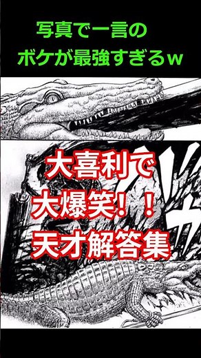 【爆笑注意】写真で一言したら天才的なボケが爆誕したｗ#大喜利 #写真で一言