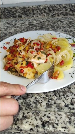 Filé De Tilápias Ao Forno Com Batatas uma Verdadeira Delícia Fácil De Fazer #receitasdoandy