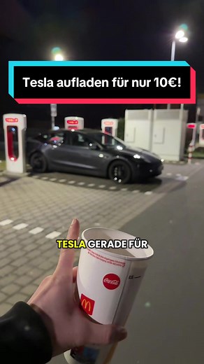 Tesla aufladen für nur 10€ – Günstig an Superchargern