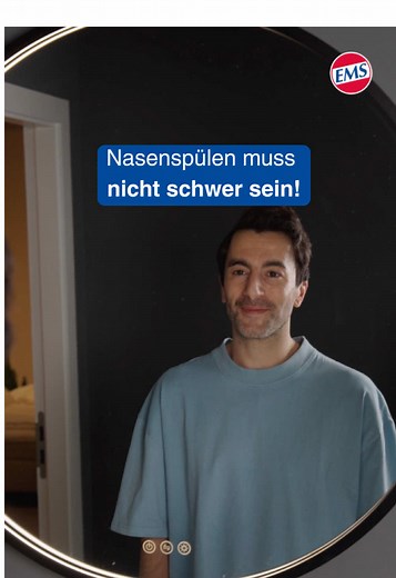 So funktioniert Nasenspülen mit der EMSER Nasendusche