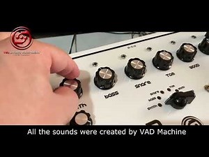 VAD Machine - Analog Multi Drums Synthesizer Handmade Point to Point by TSL Studio Equipment