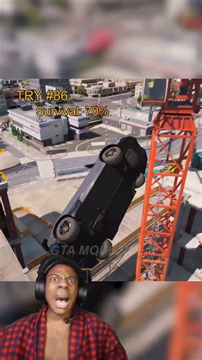 GTA V's Most Insane Car Stunts 🚗💥 #GTA5 #stunts #shorts