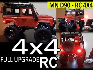 MN D90 Full Upgrade, Full Metal RC 4x4
