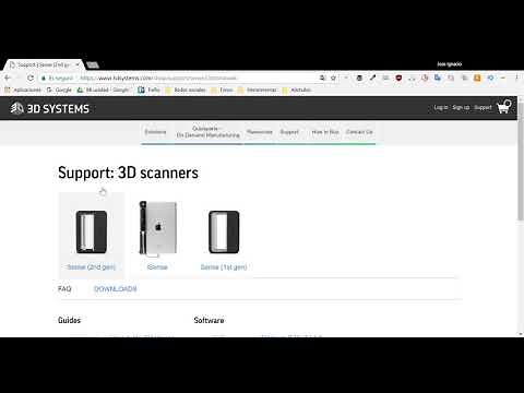 Instalación y configuración escáner Sense 3D 2ª Generación | Videotutorial