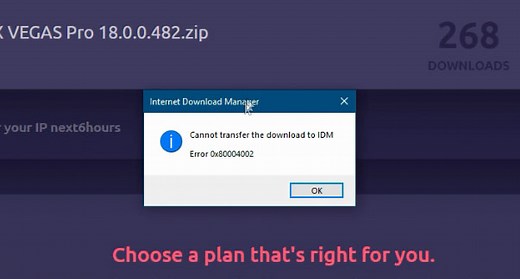 Perbaiki Error 0x80004002 IDM Tidak Bisa Download - DVS Blog