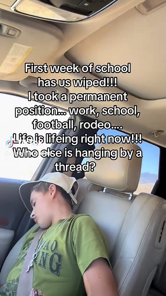 Just here to say Hello!! #hanginthere #school #tired #football #rodeo